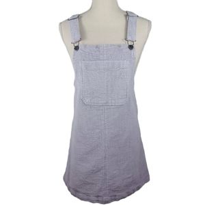 Corduroy Overalls Dress Medium -Light Purple -Mini -Front Pocket -SO Brand